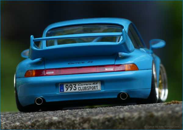 1:18  Porsche 911 993 Clubsport 1997 - BabyBlue - mit 3tlg.Porsche Alufelgen = OVP